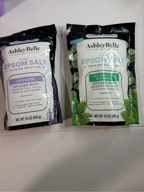 AshleyBelle Lavender Pure Epsom Salt Soaking Solution - Lavender (16 oz)